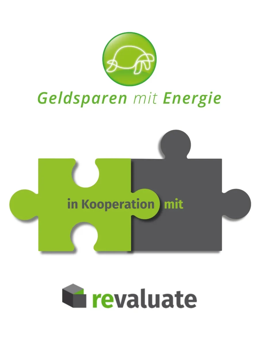 Geldsparen mit Energie in Kooperation mit revaluate